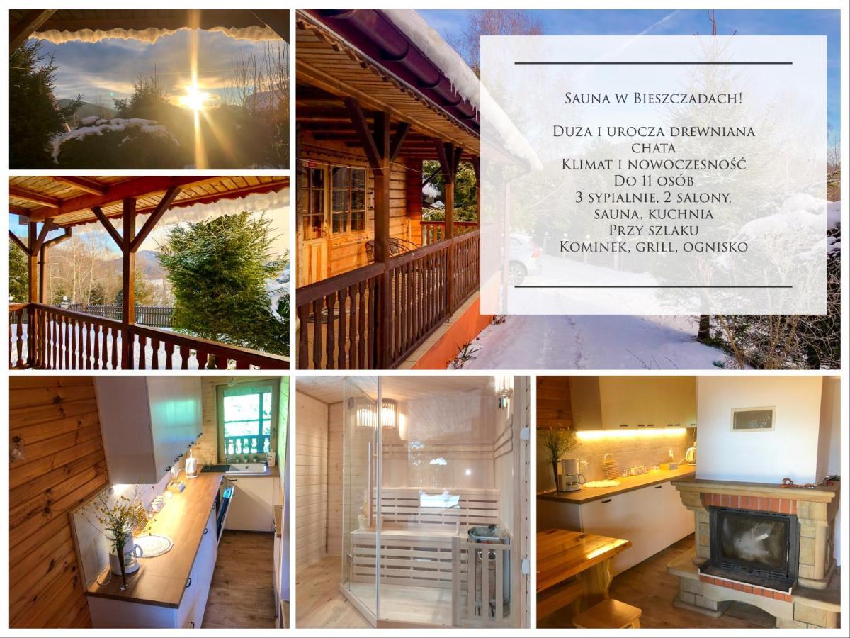 Urocza Chata Z Sauna W Bieszczadzkim Parku Krajobrazowym Bukowiec  Exteriér fotografie